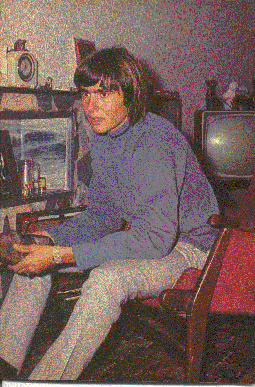 A picture of Davy in England in 1967.