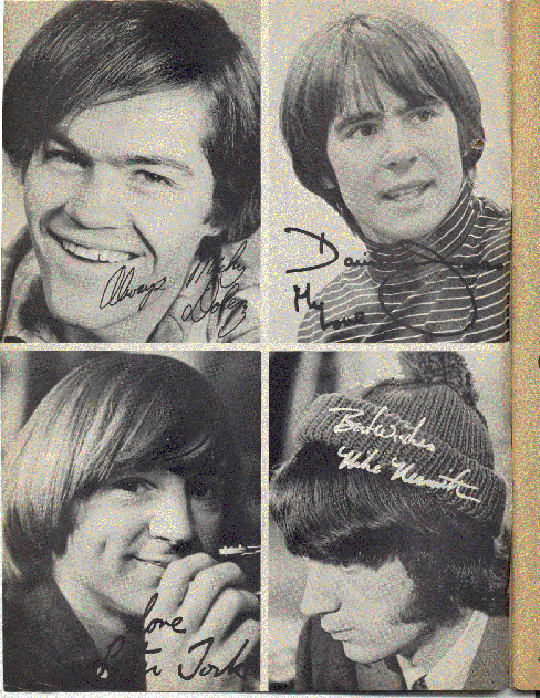 A pic of all 4 of the guys, with copied signatures, from the inside cover of Spec 3.